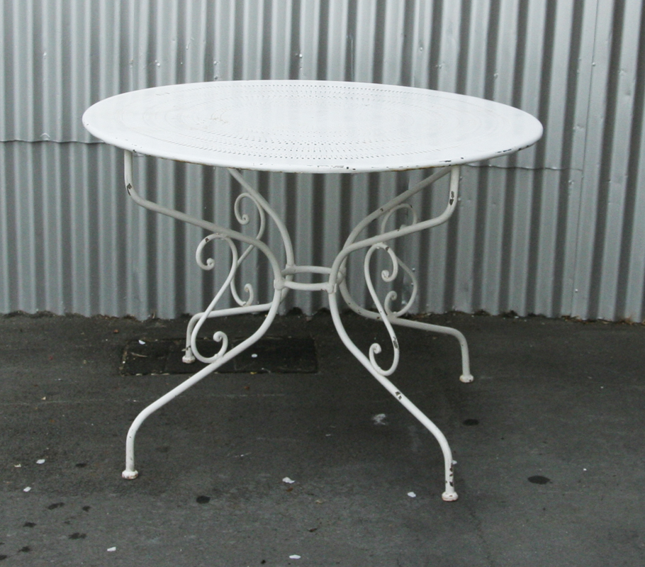 French Wrought Iron Garden Table, French Outdoor Furniture Nz