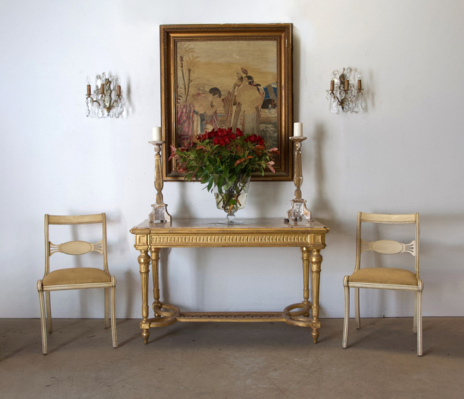 Louis 16 gilt centre table