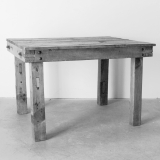 Vintage square rustic table 