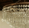 1930's Crystal Empire Chandelier