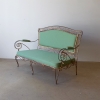 Decorative, 1940's, Garden Settee