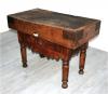 French 19th Century Butcher's Block
