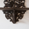 Aesthetic Movement Carved Heraldic Shelf