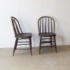 Pair Of English Folk Hoop Back Chairs