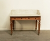 Decorative English marble topped washstand