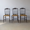 A Set Of Italian, 1950's, Chivari Chairs