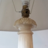 Large Neoclassical Alabaster Lamp