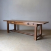 Long, French, 1930's, Rustic, Dining Table 