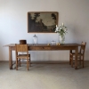 French, 10 Seater, Farmhouse Table 