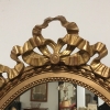 French 19th Century Louis 16 Style Oval Gilt Mirror
