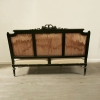 French Napoleon III Ebonised Settee