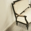French Napoleon III Ebonised Settee