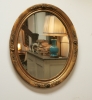 Louis Philippe Oval Gilt Mirror