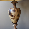 Large, Italian, Neoclassical, Marble Lamp