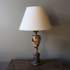 Large, Italian, Neoclassical, Marble Lamp