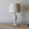 Mid Century Marble Pineapple Lamp
