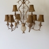 Large, Luxe, Decorative, 20th Century Pendant Light 