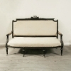 French Napoleon III Ebonised Settee
