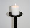 Pair of French Iron Candlesticks 