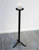 Pair of French Iron Candlesticks 