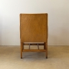 Pair Of Brutalist Style Oak Armchairs