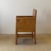 Pair Of Brutalist Style Oak Armchairs