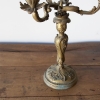Pair Of Gilt Bronze Candelabra 