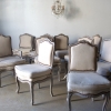 A Set Of 10, French, Louis 15 Style Dining Chairs