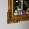 French, Floral Gilt Mirror