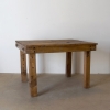 Vintage square rustic table 