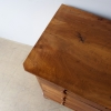 19th Century, Golden Walnut Chest Of Drawers 
