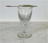 19th Century Absinthe Glass and Spoon