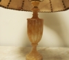 Alabaster And Vellum Lamp