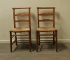 Pair Of French Church Chairs