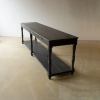 Long And Lovely French 19th Century Ebonised Draper's Table
