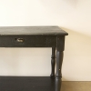 Long And Lovely French 19th Century Ebonised Draper's Table