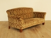 Edwardian Velvet Brocade Settee