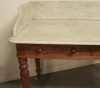 Decorative English marble topped washstand