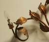Decorative Italian Gilt Metal Wall Sconce