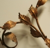 Decorative Italian Gilt Metal Wall Sconce