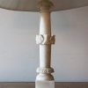 Large Neoclassical Alabaster Lamp