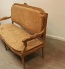 Deconstructed French Gilt Settee