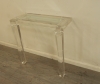Pair Of 1940's Italian Lucite Console Tables