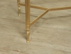 20 th Century Neoclassical Brass and Glass Coffee Table
