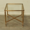Maison Jansen Style Brass Side Table