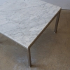 French Mid Century Marble Side Table 