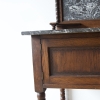 English Edwardian Sideboard With Marble Top