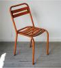 Set of Six French Industrial Garden Chairs 