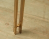 Pair Of Brutalist Style Brass Side Tables