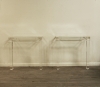Pair Of 1940's Italian Lucite Console Tables